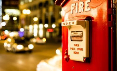 Brannalarm Brannbeskyttelsesavstand